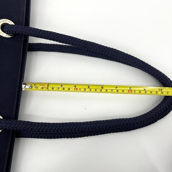 Vera Bradley Seaside Miller Grand Tote Blue Paisley Double Handle - Picture 12 of 14